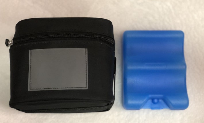 Dry ice insulated bag

