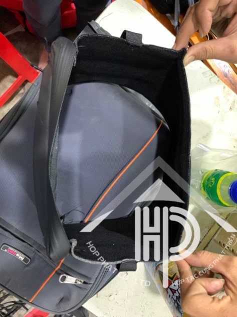 Edging zipper mouth