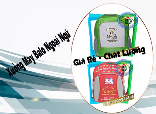 Hợp Phát English backpack factory most reputable in HCMC