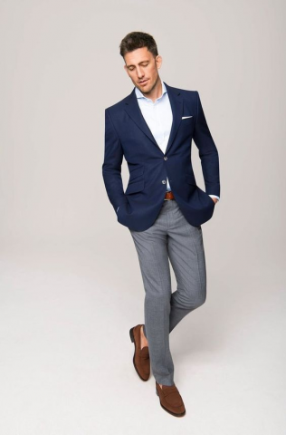 How to style blazer with dress shirt
