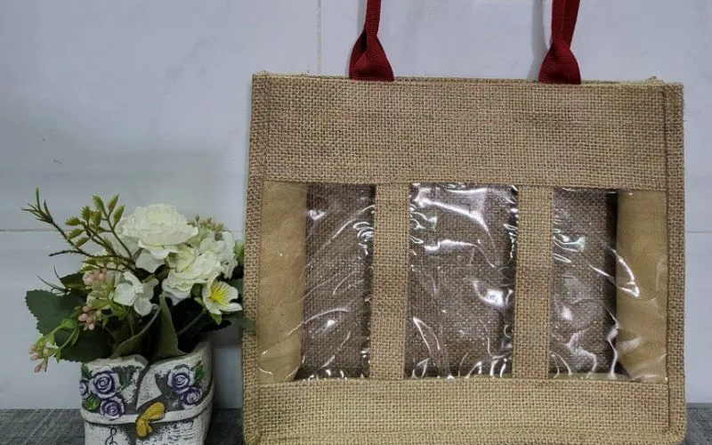 Jute Canvas Bags with Protective Coating