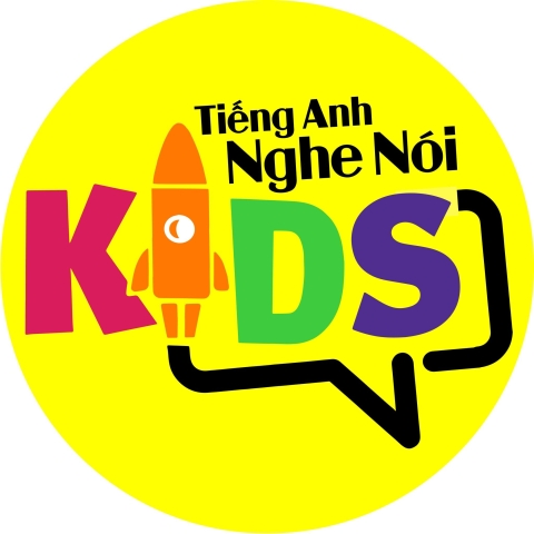 Kids English Listening Speaking School Logo