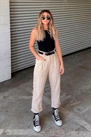 Outfit mixing suggestions for short girls with thick legs