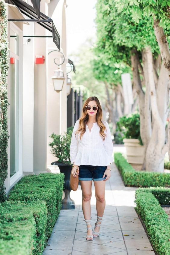 Peplum tops coordinating outfits with shorts Peplum tops coordinating outfits with shorts