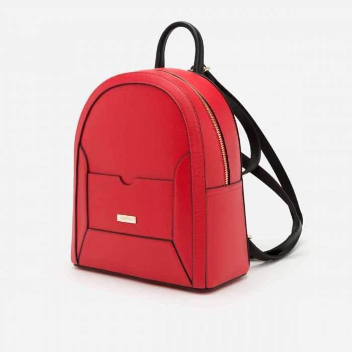Red backpack is a suggestion for Leo Red backpack is a suggestion for Leo