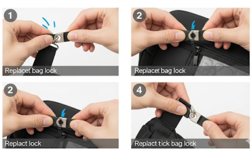 Replacing Broken Bag Locks Replace Broken Bag Locks