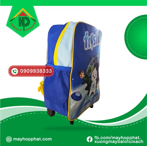 Fristi gift backpack from FrieslandCampina Vietnam side view