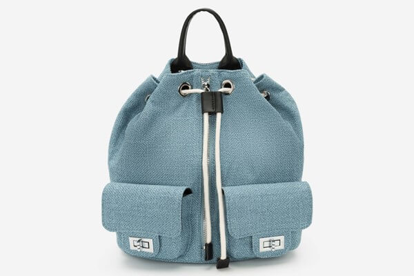 Rope drawstring backpack model Rope drawstring backpack model