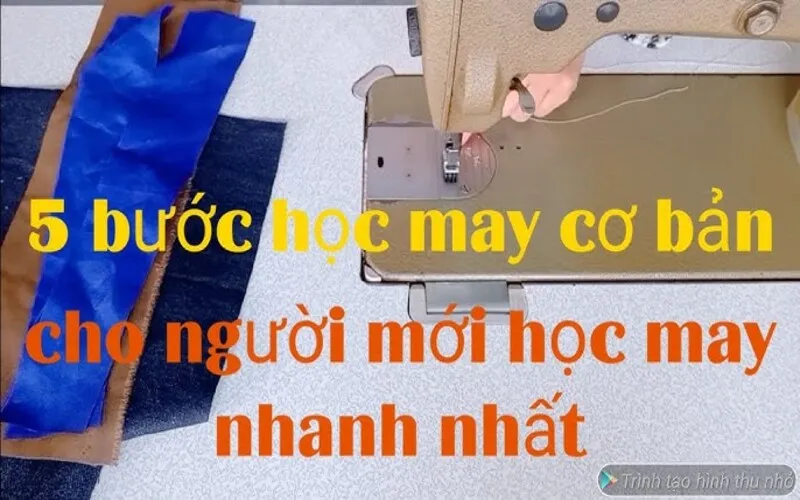 Sewing steps