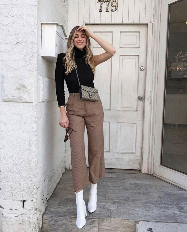Style women ankle boots elegantly dress pants