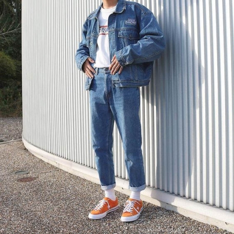 Styling for chubby men 1m7 tall with baggy pants Styling for chubby men 1m7 tall with baggy pants