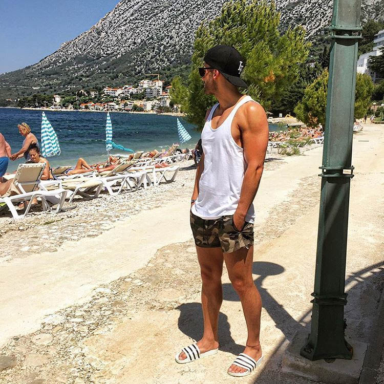 Tank top used when going to the beach Tank top used when going to the beach
