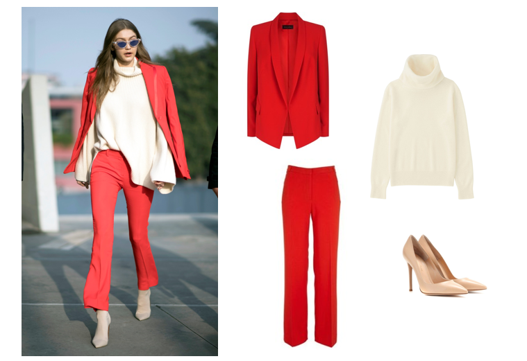 Tet styling in Red-White style Tet styling in Red-White style