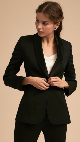 Tuxedo form blazer