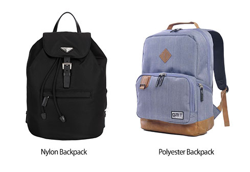 two backpack materials