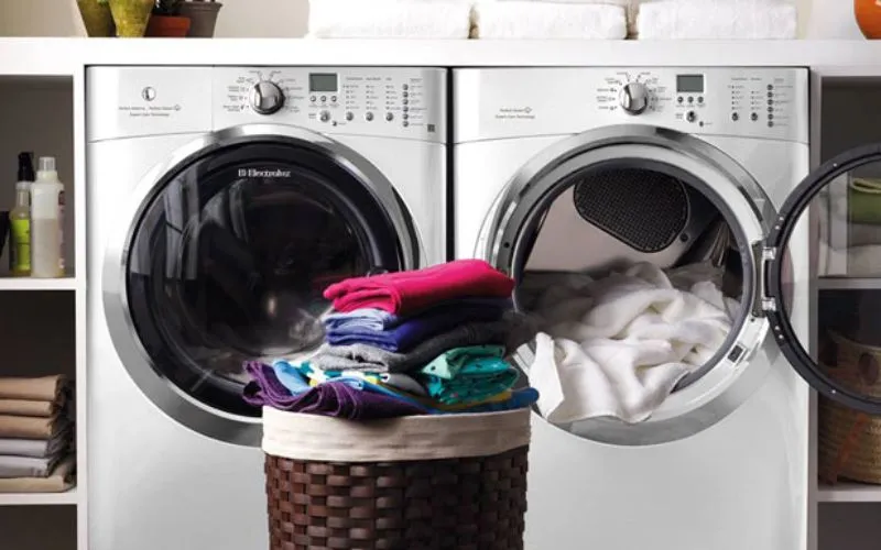 Washing and drying process