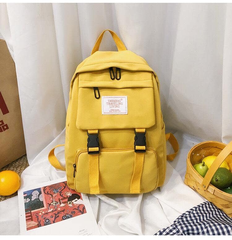 Yellow student backpack for Cancer Yellow student backpack for Cancer
