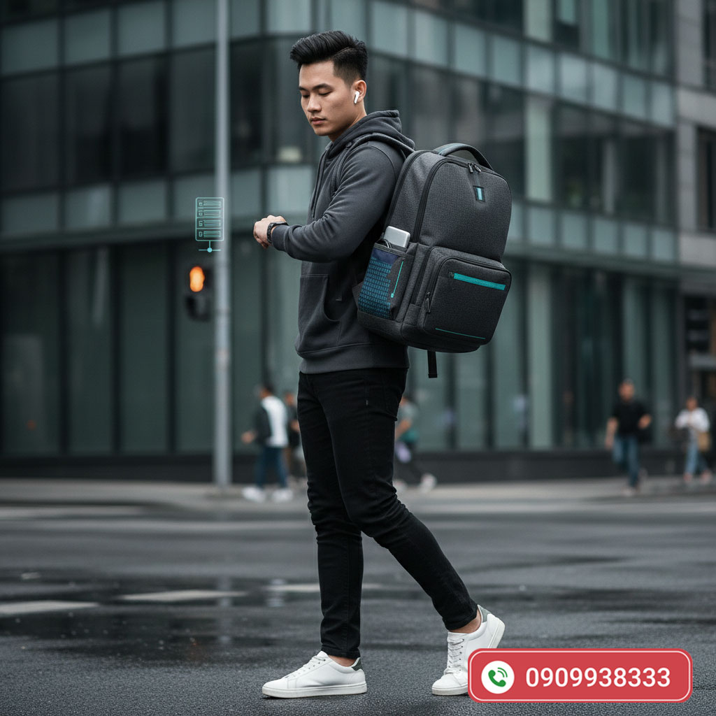 Balo laptop Tech-Shield: Đỉnh Cao Công Nghệ Bảo Vệ Balo Laptop & Thiết Bị Từ Hợp Phát Balo laptop Tech-Shield