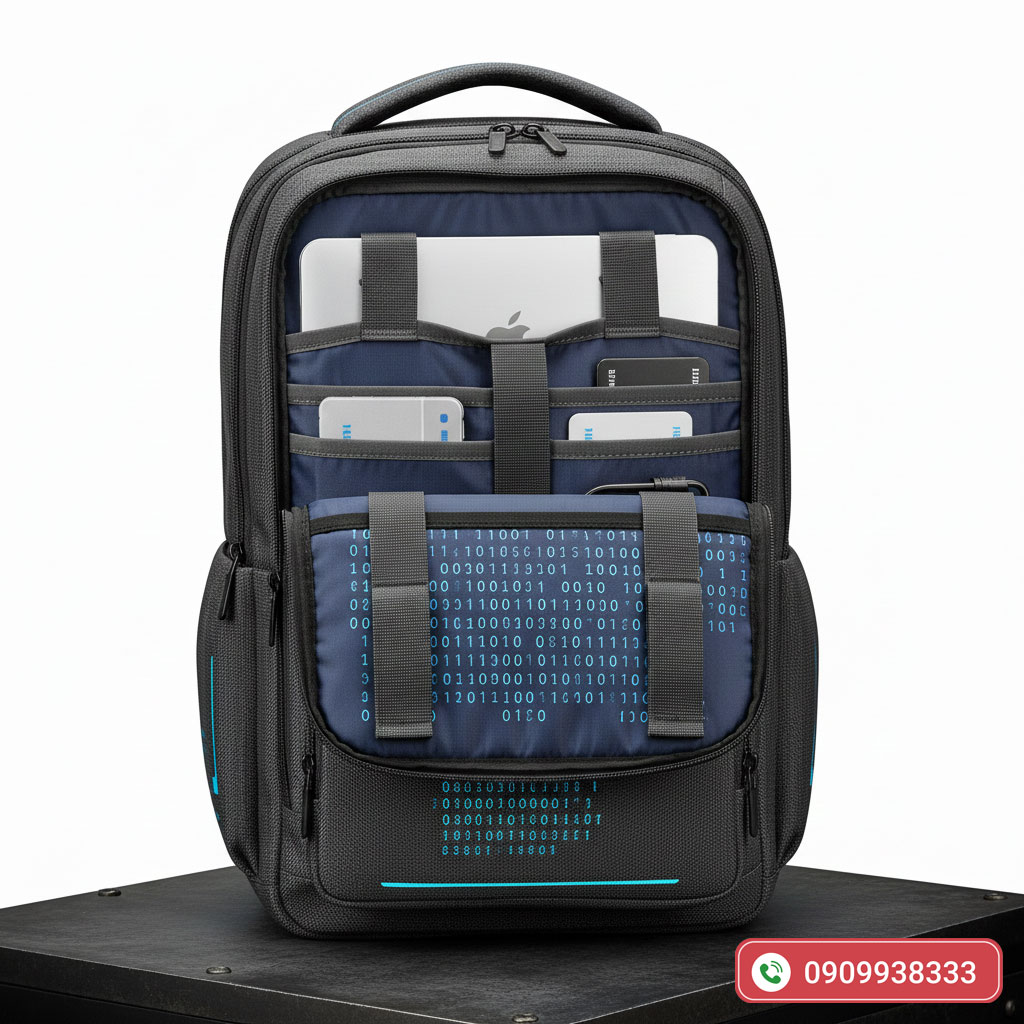 Balo laptop Tech-Shield: Đỉnh Cao Công Nghệ Bảo Vệ Balo Laptop & Thiết Bị Từ Hợp Phát
