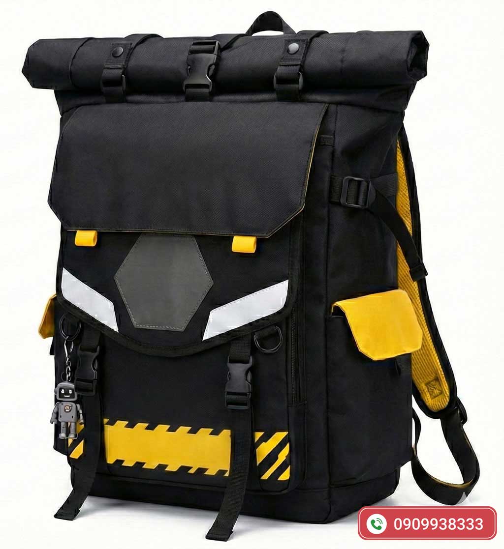 Balo rolltop phong Cách Techwear
