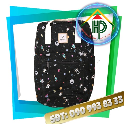 Front view of Ziczac fashion backpack