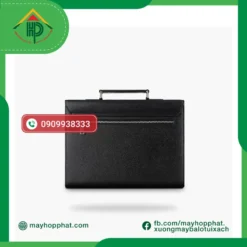 Gence Leather Document Briefcase