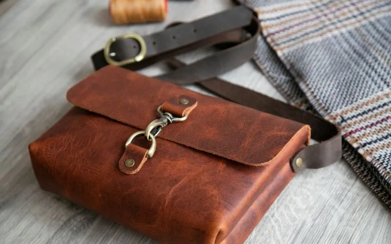 how to sew leather crossbody bag