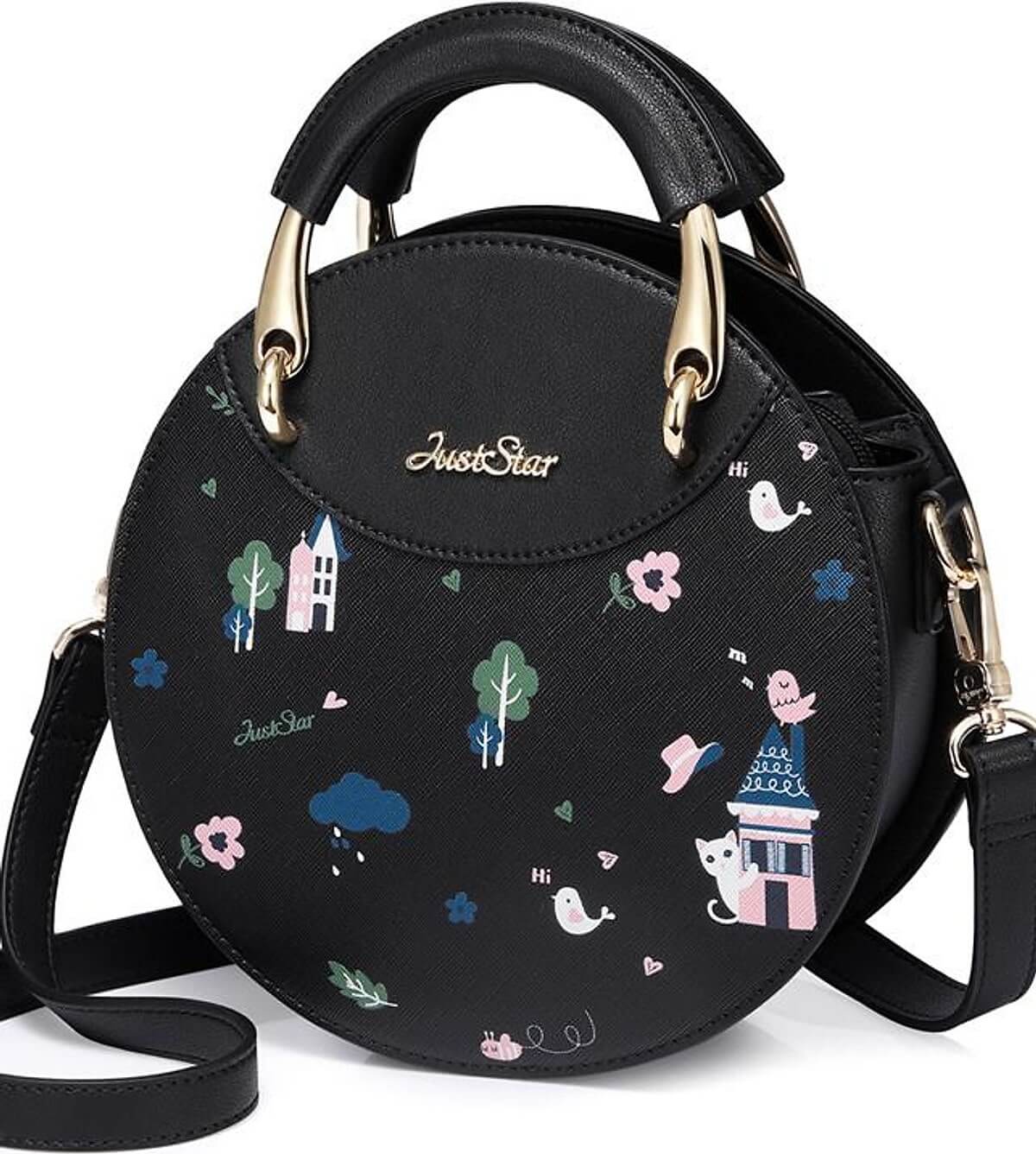Top 15 Most Beloved Premium Women's Crossbody Bags of 2021 Just Star MG28 round-shaped premium women's crossbody bag