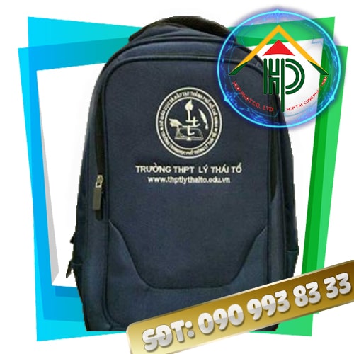 Complete Collection of Student Backpack Models Made at Hop Phat Sewing Factory Ly Thai To High School student backpack 1680D canvas fabric