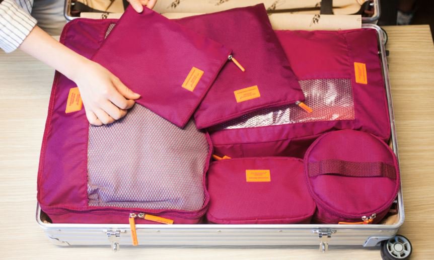 Highly practical travel clothing bag set Highly practical travel clothing bag set
