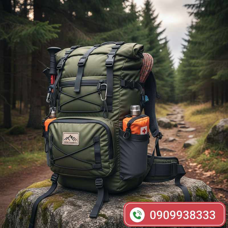 Rolltop Hiking Backpack