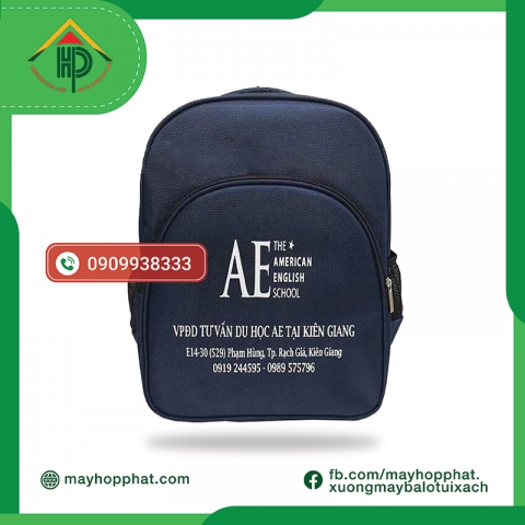Premium AE Promotional Backpacks for Study Abroad Consulting | May Hop Phat Premium AE Promotional Backpacks for Study Abroad Consulting | May Hop Phat
