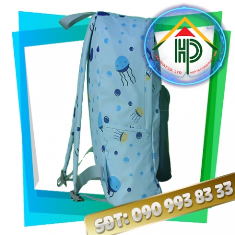 Back view of Hop Phat Fashion Backpack