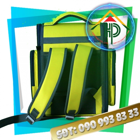 Back view of IBS student backpack