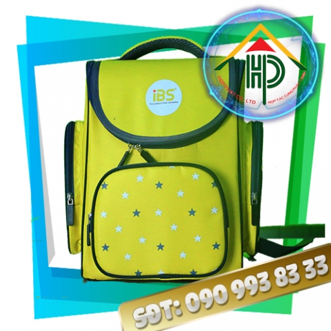 Front view of IBS student backpack