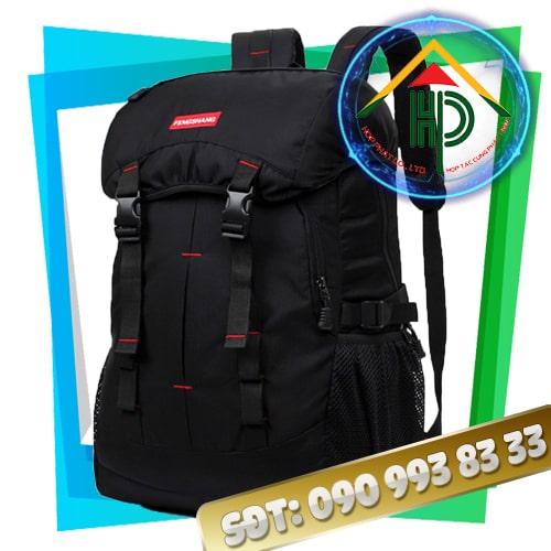Backpacker Travel Backpack – Water-Repellent Two-Tone Korean Canvas Backpacker Travel Backpack