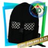 black fashion backpack with plaid pattern