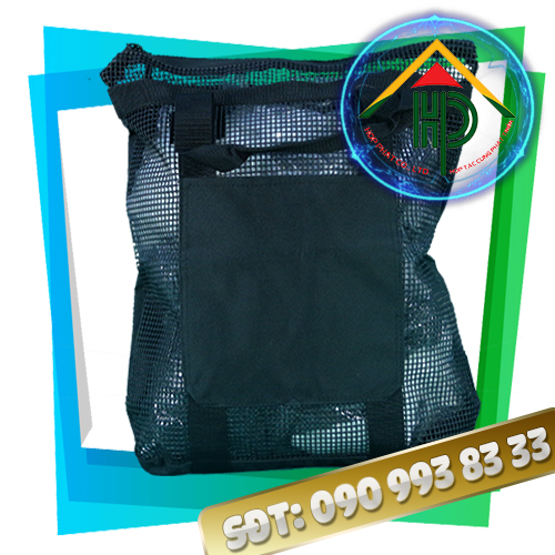 Black Mesh Fashion Handbag 