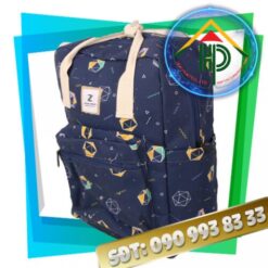 blue ziczac fashion backpack 3