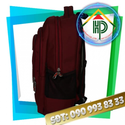 burgundy fashion backpack
