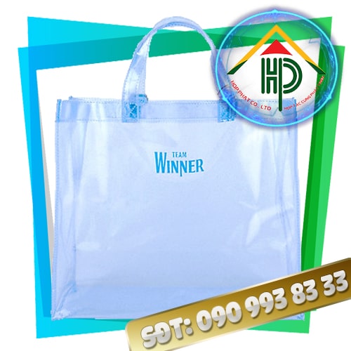 Túi Nhựa Trong Có Quai Clear Plastic Bag with Handles