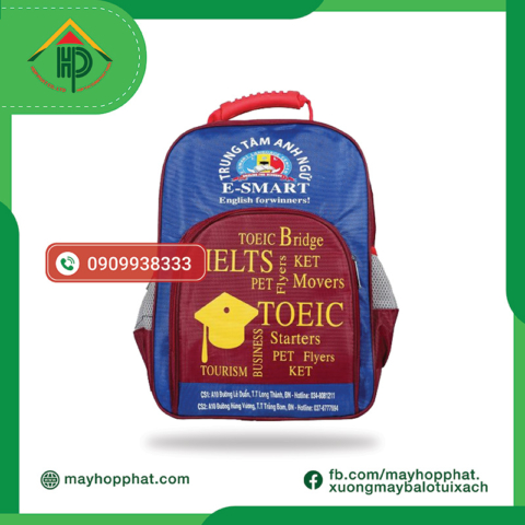 Premium E-SMART English Backpack | Custom Durable School Branding Solution Premium E-SMART English Backpack | Custom Durable School Branding Solution