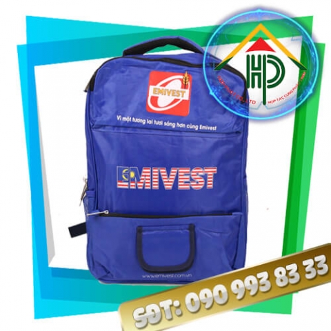 Emivest Gift Backpack – Premium 420D Nylon, Anti-Hunchback Design at Hop Phat Emivest Gift Backpack – Front View