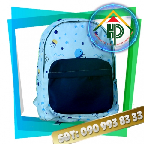 Front view of Hop Phat Fashion Backpack