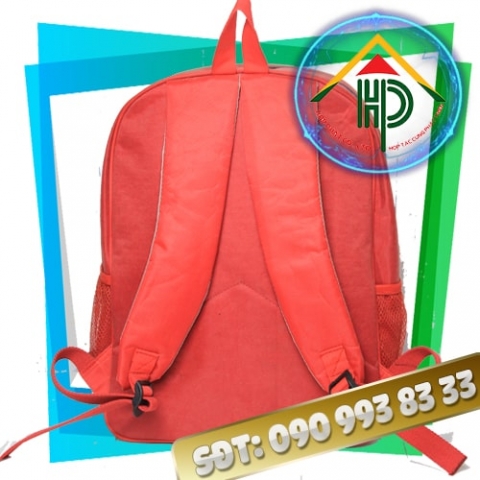 Global English Language Backpack – Custom Logo Printing, Embroidery by Hop Phat Global English Language Backpack Back View