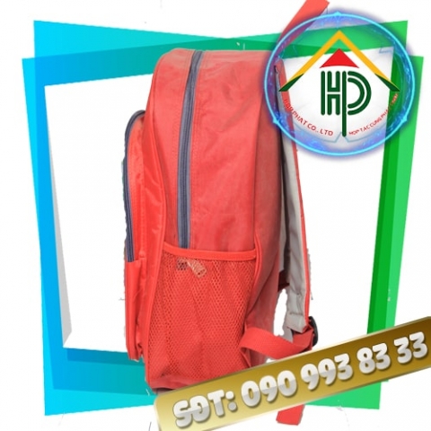 Global English Language Backpack – Custom Logo Printing, Embroidery by Hop Phat Global English Language Backpack Side View