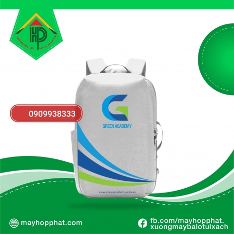 Premium Green Academy English Backpack | Custom Wholesale & Educational Branding