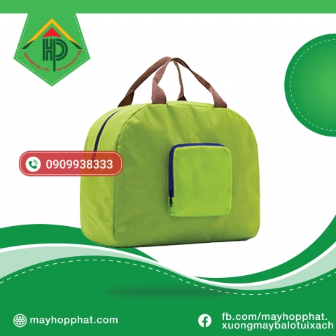 Green Foldable Travel Bag