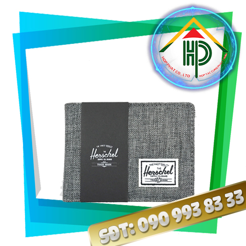 Herschel Short Hand Wallet – Two-Tone Korean Fabric, Compact & Elegant | Hop Phat Herschel Short Hand Wallet