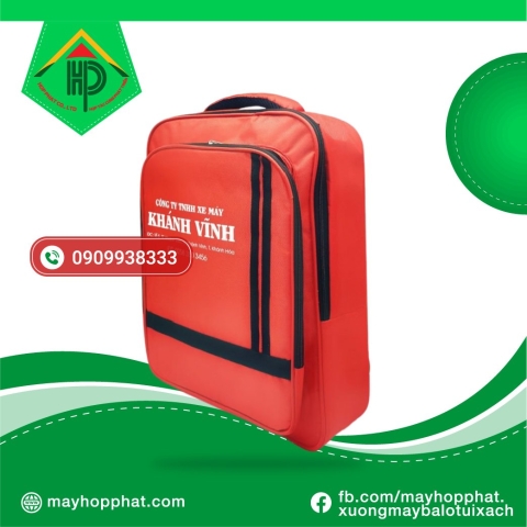 Premium Khanh Vinh Motorcycle Gift Backpacks | Durable Branding & Bulk Gear